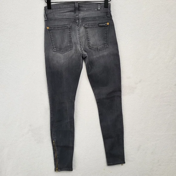 7 For All Makind Grey jeans - Picture 8 of 8